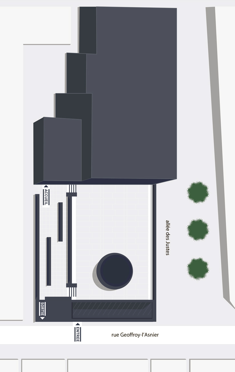 Le Tiroir, Graphic : Guidigo map